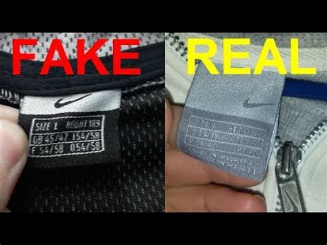 nike tag jacket fake real